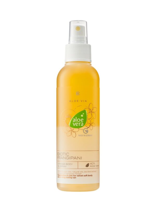 Aloe Vera Exotic Frangipani 2-Phase Body Oil Oil Spray