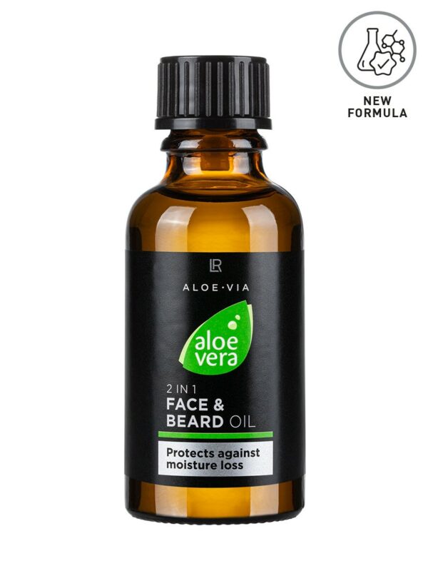 Нова формула олії для обличчя та бороди Aloe Vera Mens Essentials 2in1