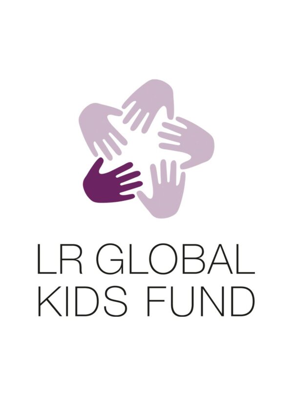 Наклейка LR Global Kids Fund чорна